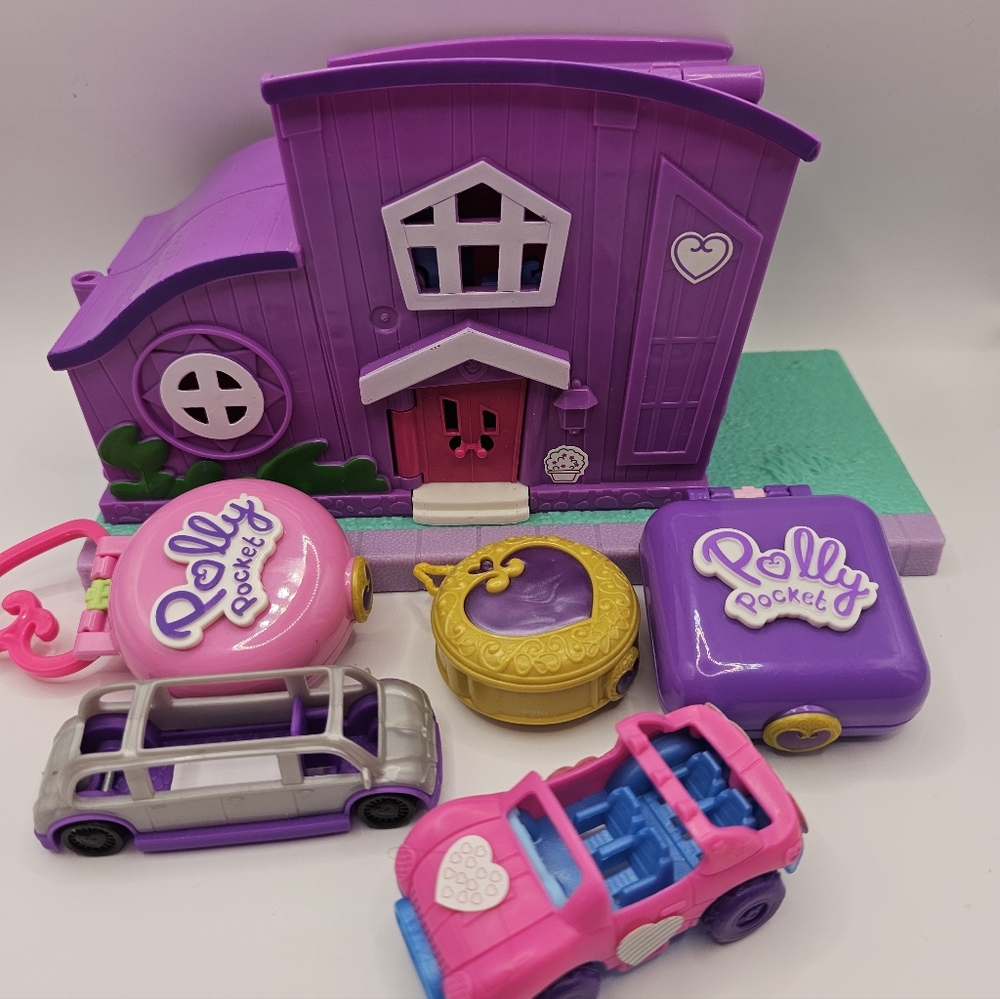 Polly Pocket Tiny Compact Playsets And More